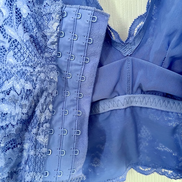 Cosabella Curvy Plungie Never Say Never Longline Bralette size M EUC - Picture 4 of 11